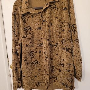 Vintage chicos design button up shirt